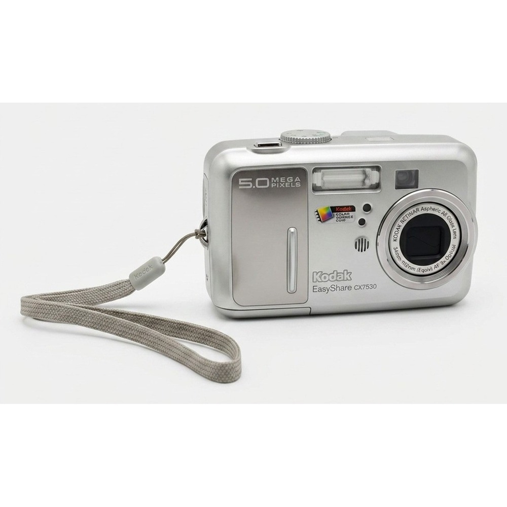 Kodak EasyShare CX7530 5MP Digital Camera w/ Batteries Memory Card Tested Works